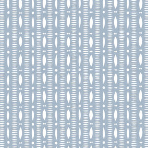 Cutwork Stripe - Light Blue Resist