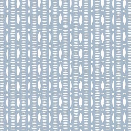 Cutwork Stripe - Light Blue Resist