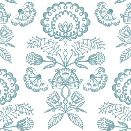 Floral Gifts Wallpaper - Teal